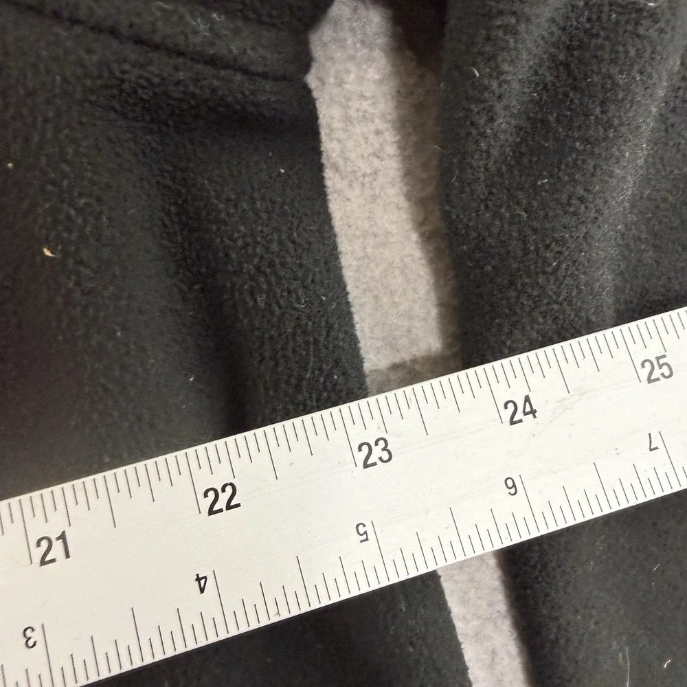 The North Face Jacket Men Large Red Black Fleece Coat Full Zip Fleece Colorblock
